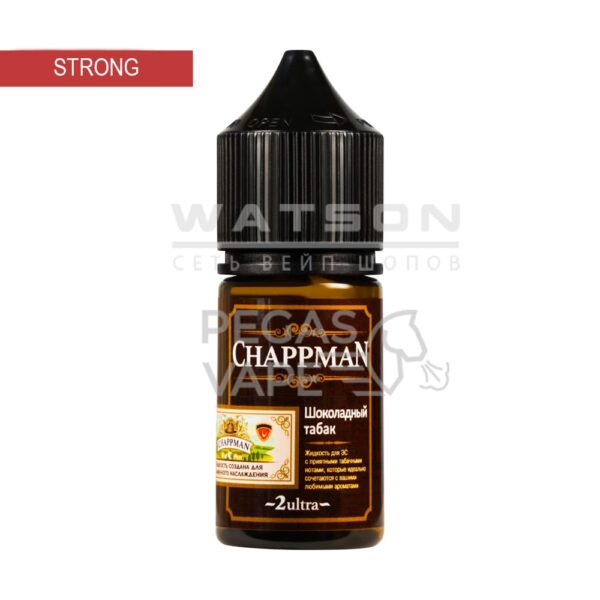 Жидкость Chappman Salt (Шоколадный табак) 30 мл 2% (20 мг/мл) Strong - Купить с доставкой в Красногорске