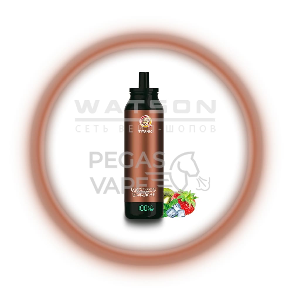 Электронная сигарета Q5 Titanic 14000 (Клубника киви мята лед) Электронная сигарета Q5 Titanic 14000 (Клубника киви мята лед) - Купить с доставкой в Красногорске