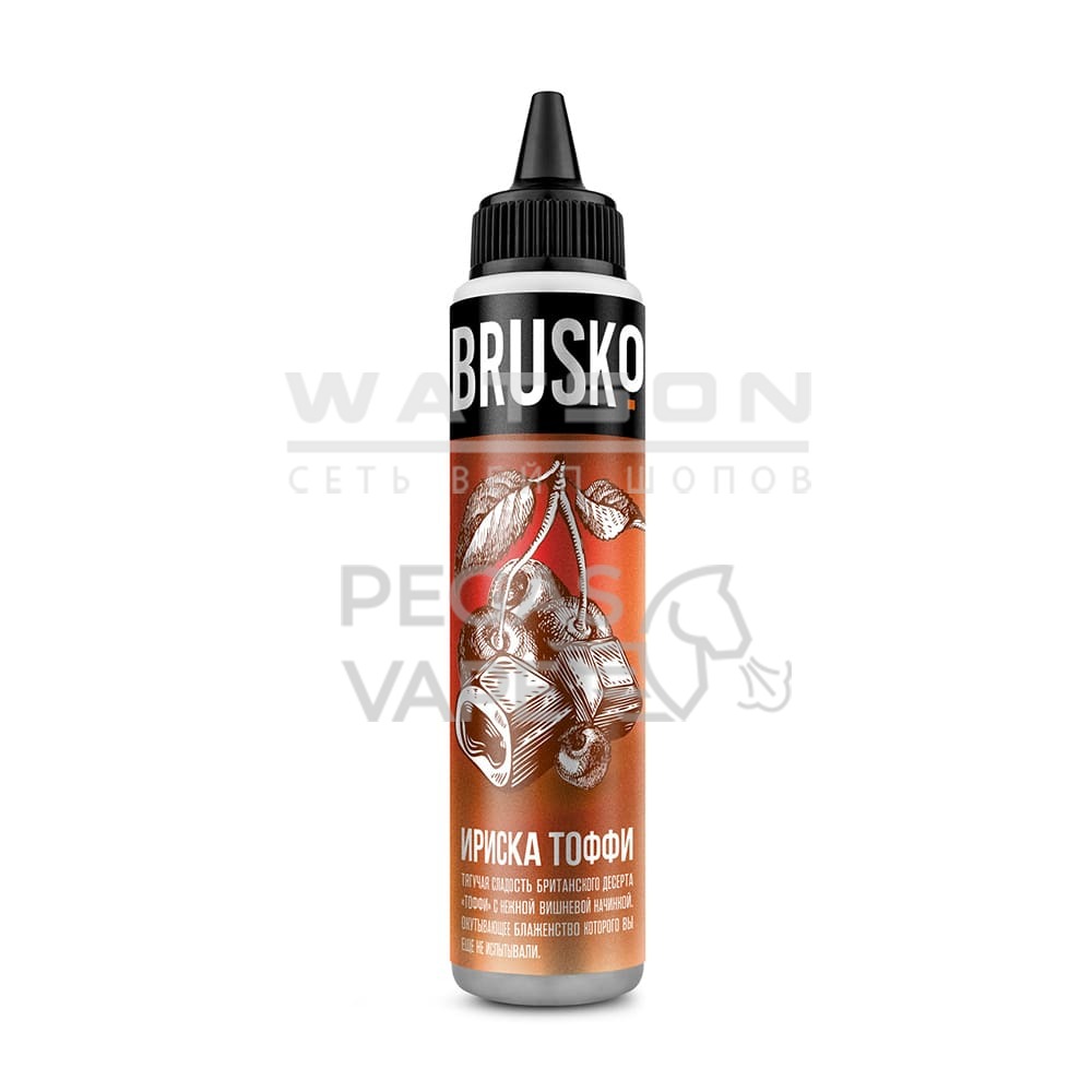 Жидкость Brusko Salt (Ириска тоффи) 60 мл 0% (0 мг/мл) - Купить с доставкой в Красногорске