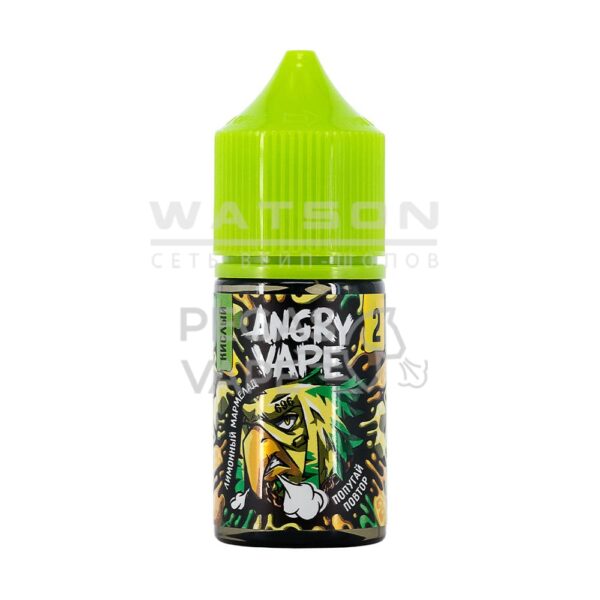Жидкость Angry Vape Salt Попугай Повтор (Лимонный мармелад) 30 мл 2% (20 мг/мл) - Купить с доставкой в Красногорске