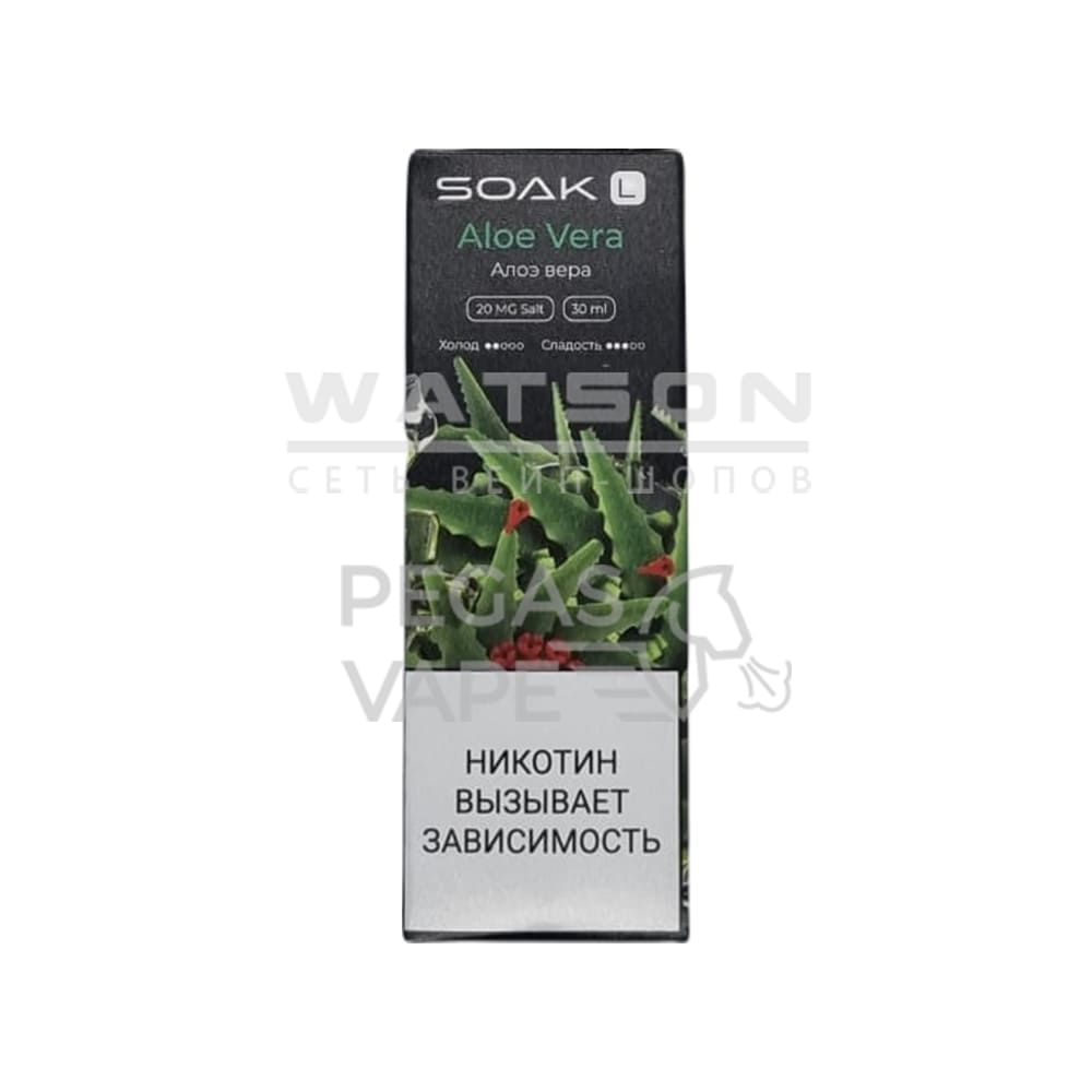 Жидкость SOAK L (Алое-вера) 30 мл 2% (20 мг/мл) Жидкость SOAK L (Алое-вера) 30 мл 2% (20 мг/мл) - Купить с доставкой в Красногорске