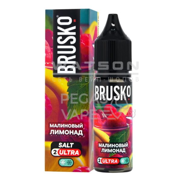 Жидкость Brusko Chubby Salt Strong (Малиновый лимонад) 35 мл 2% (20 мг/мл) Strong - Купить с доставкой в Красногорске