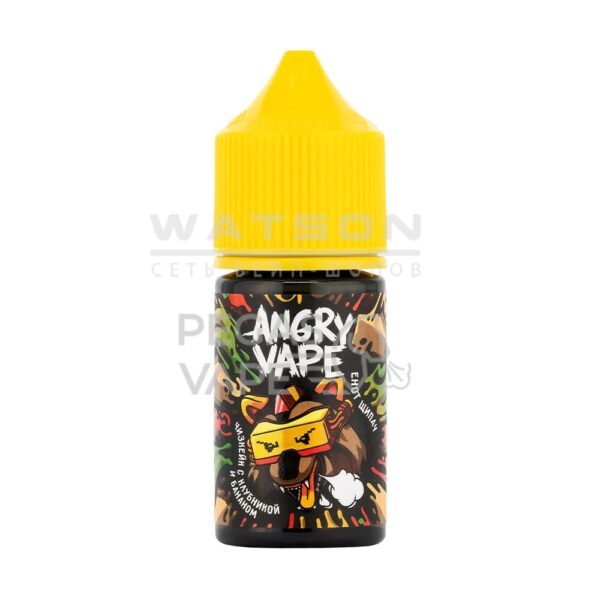 Жидкость Angry Vape Ultra Salt Енот Щипач (Чизкейк с клубникой и бананом) 30 мл 2% (20 мг/мл) Strong - Купить с доставкой в Красногорске