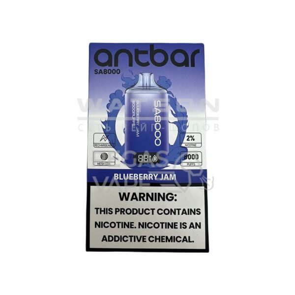Электронная сигарета SMOANT ANT BAR SA 8000 (Черничный джем) - Купить с доставкой в Красногорске