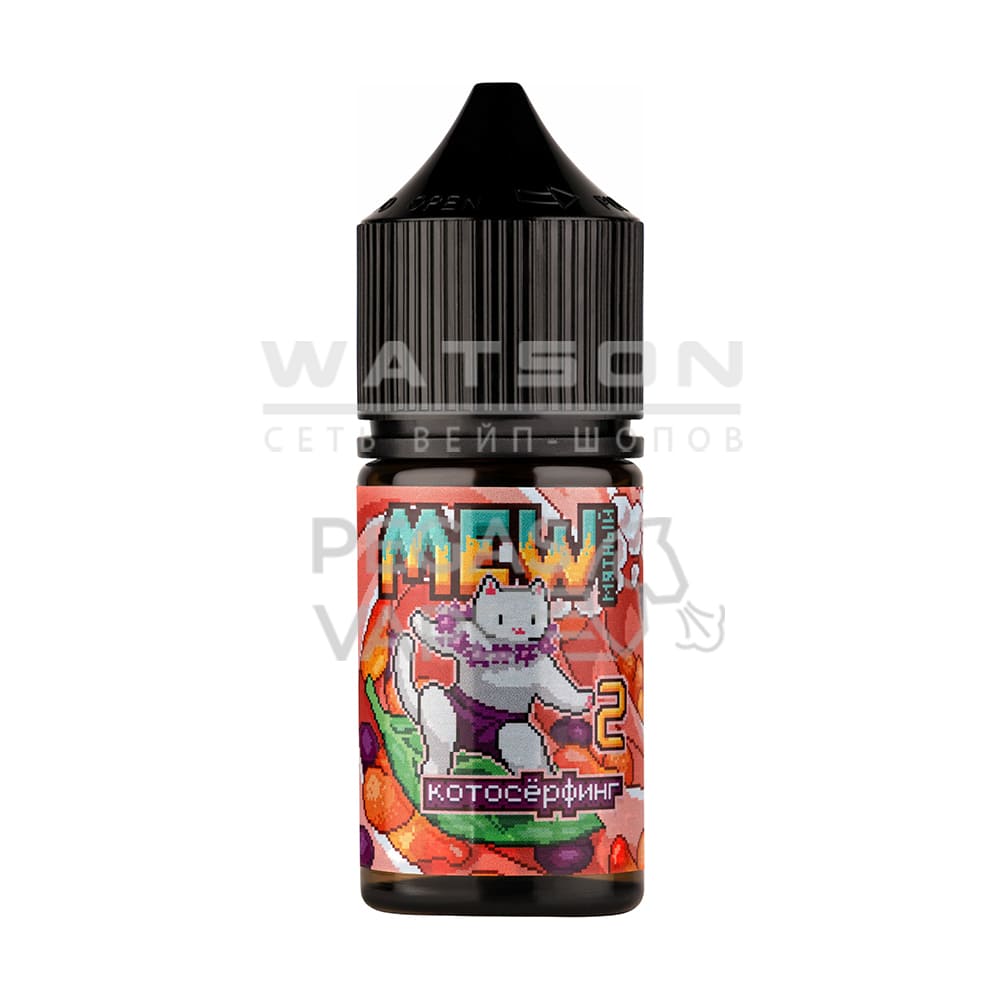 Жидкость MEW Salt Котосёрфинг (Персик с манго Жидкость MEW Salt Котосёрфинг (Персик с манго