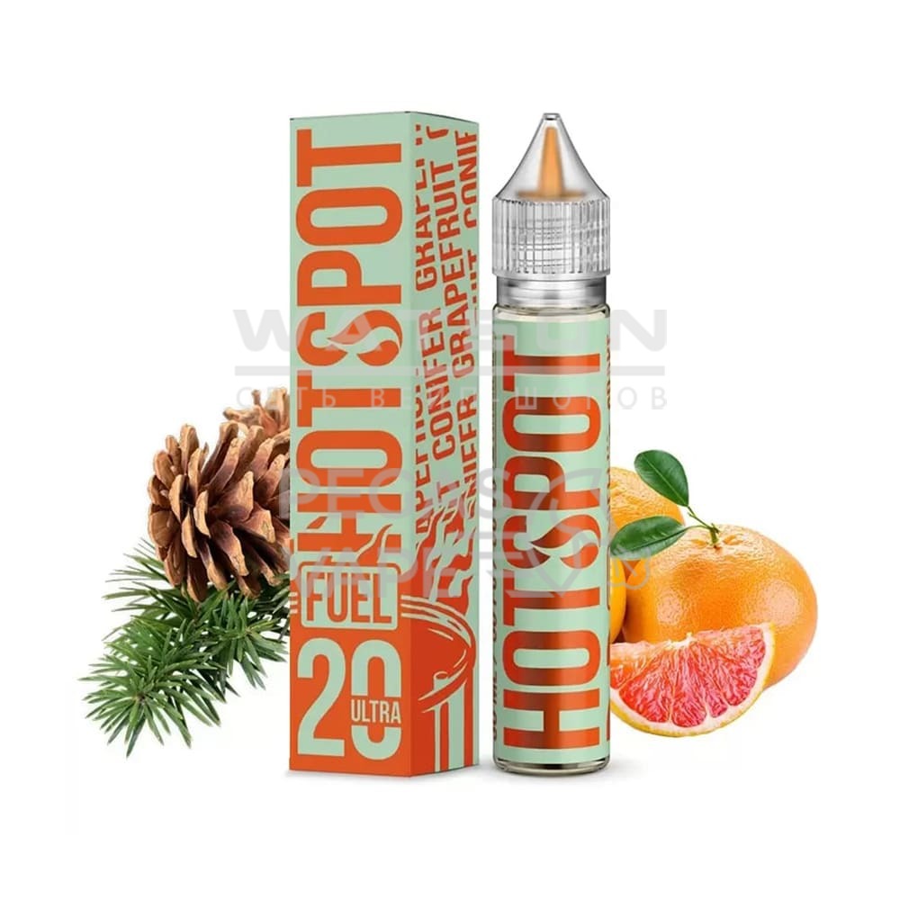 Жидкость HOTSPOT FUEL (Хвоя грейпфрут) 30 мл 2% (20 мг/мл) Жидкость HOTSPOT FUEL (Хвоя грейпфрут) 30 мл 2% (20 мг/мл) - Купить с доставкой в Красногорске