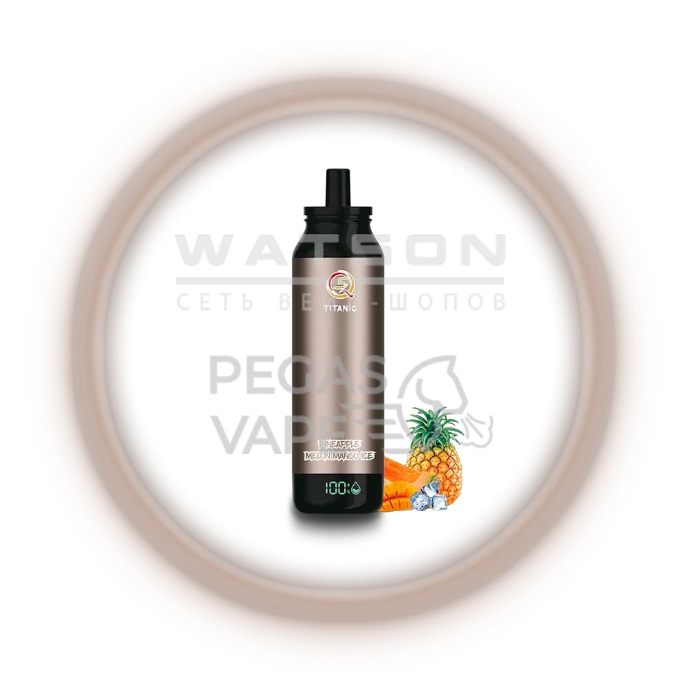 Электронная сигарета Q5 Titanic 14000 (Ананас дыня манго лед) Электронная сигарета Q5 Titanic 14000 (Ананас дыня манго лед) - Купить с доставкой в Красногорске