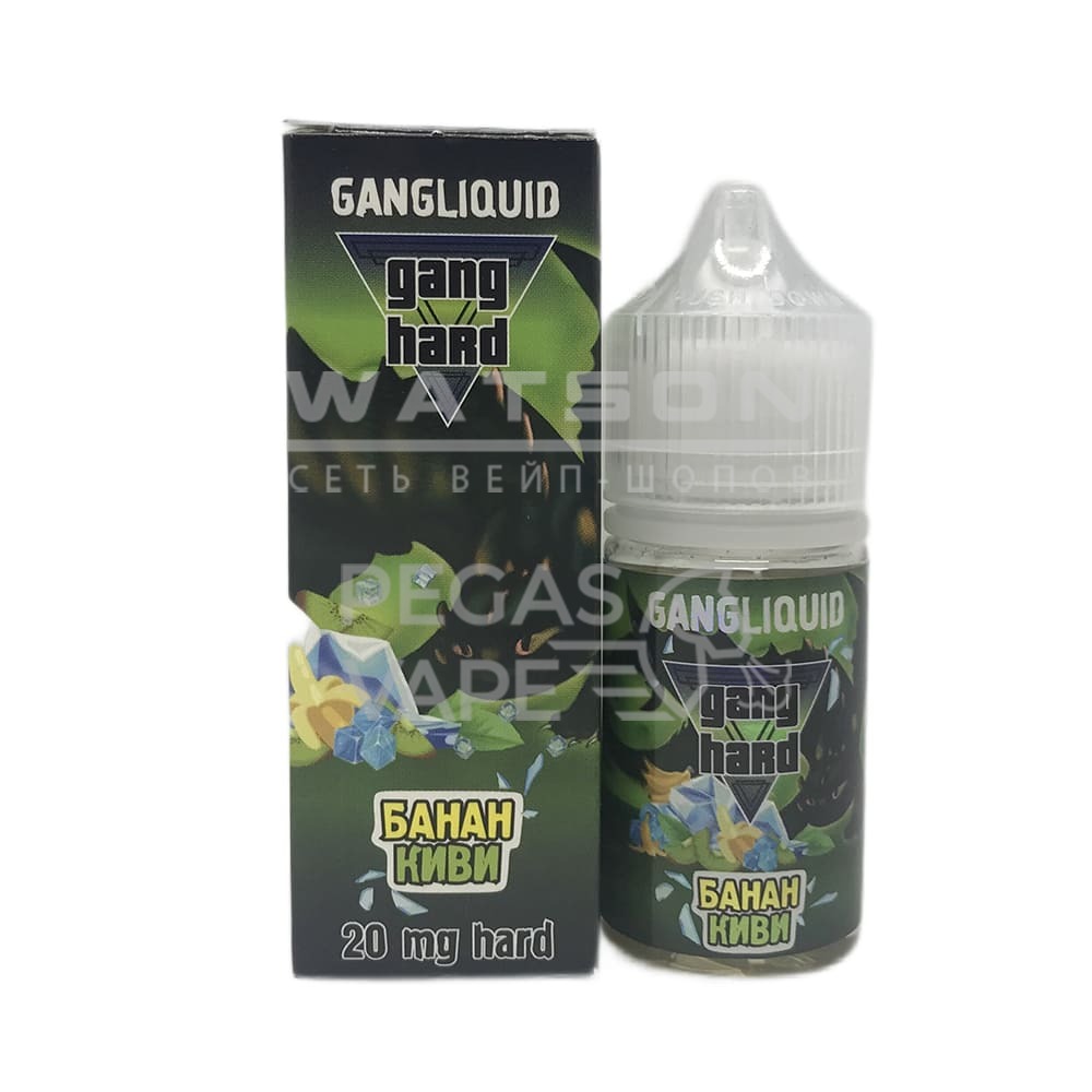 Жидкость GANG HARD (Банан киви) 30 мл 2% (20 мг/мл) Жидкость GANG HARD (Банан киви) 30 мл 2% (20 мг/мл) - Купить с доставкой в Красногорске