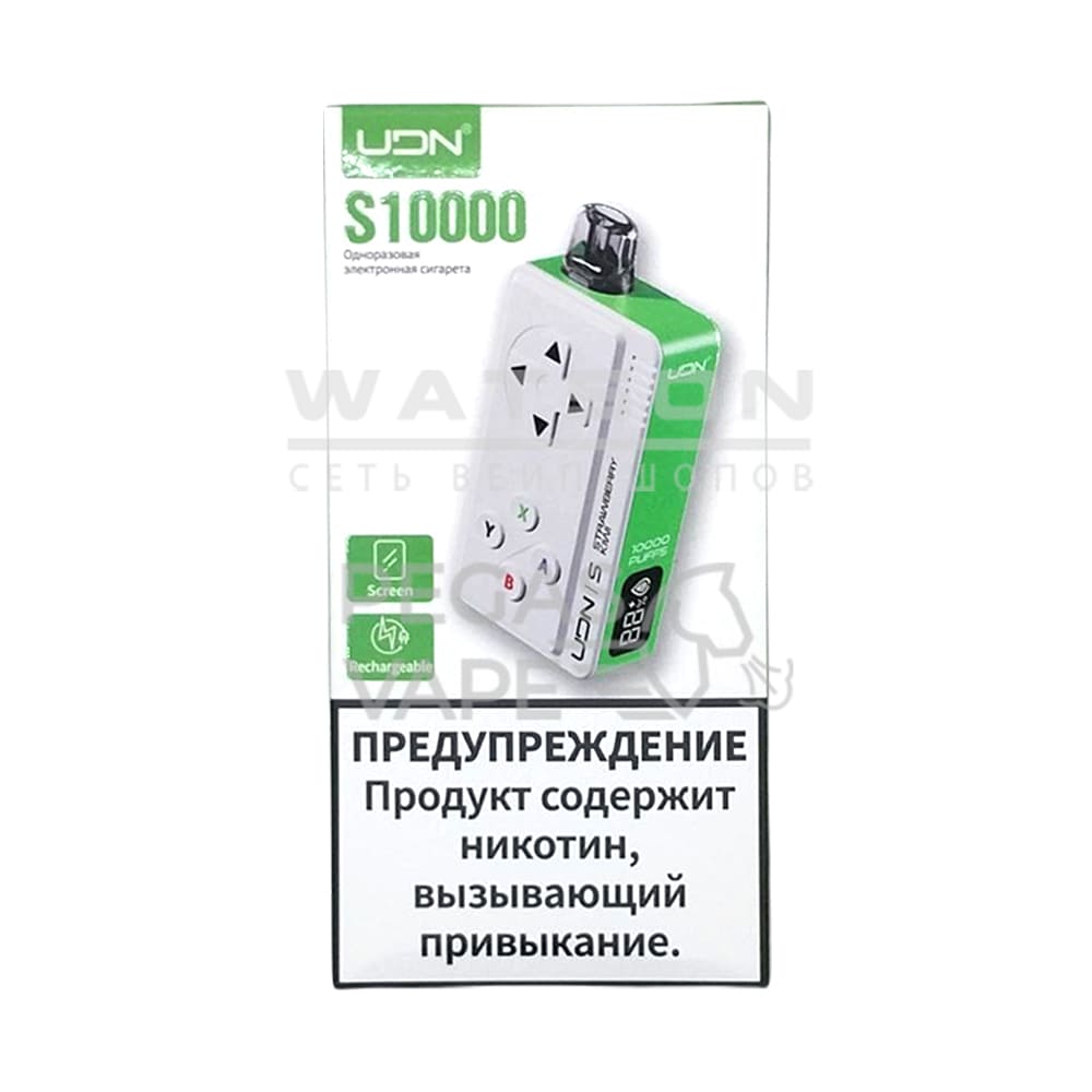 Электронная сигарета UDN S 10000 (Клубника киви) Электронная сигарета UDN S 10000 (Клубника киви) - Купить с доставкой в Красногорске
