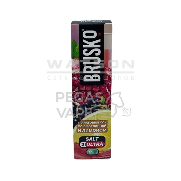 Жидкость Brusko Chubby Salt Strong (Гранатовый сок со смородиной и лим) 35 мл 2% (20 мг/мл) Strong - Купить с доставкой в Красногорске