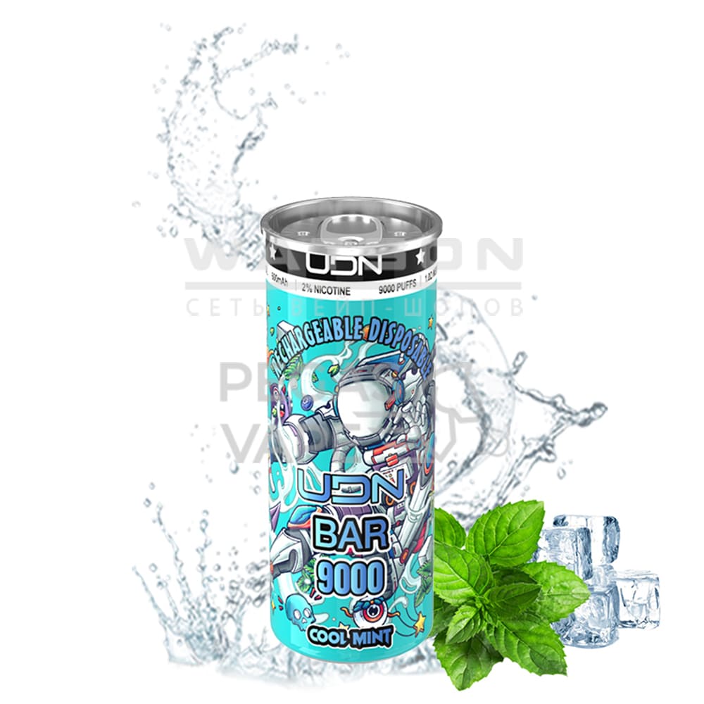 Электронная сигарета UDN BAR 9000 (Ледяная мята) Электронная сигарета UDN BAR 9000 (Ледяная мята) - Купить с доставкой в Красногорске