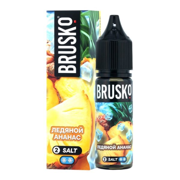 Жидкость Brusko Chubby Salt Strong (Ледяной ананас) 35 мл 2% (20 мг/мл) - Купить с доставкой в Красногорске