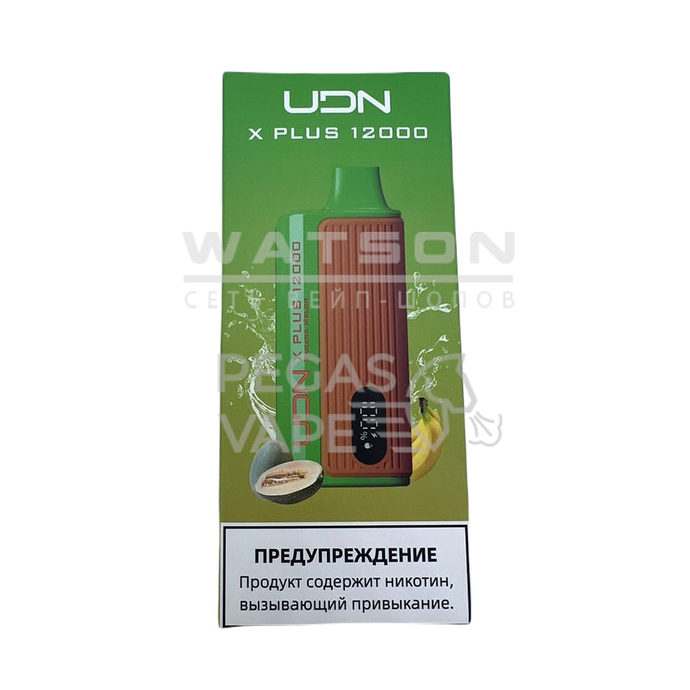Электронная сигарета UDN X PLUS 12000 (Банан Дыня) Электронная сигарета UDN X PLUS 12000 (Банан Дыня) - Купить с доставкой в Красногорске