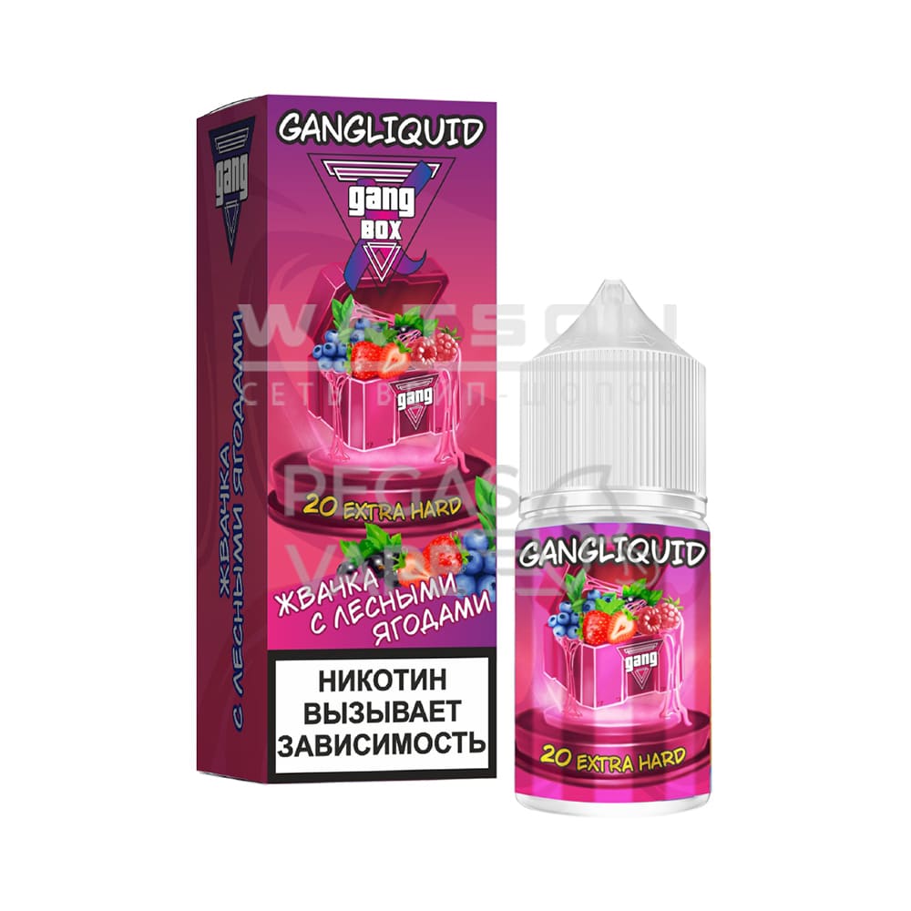 Жидкость GANG XBOX EXTRA HARD (Жвачка с Лесными Ягодами) 30 мл 2% (20 мг/мл) Strong Жидкость GANG XBOX EXTRA HARD (Жвачка с Лесными Ягодами) 30 мл 2% (20 мг/мл) Strong - Купить с доставкой в Красногорске
