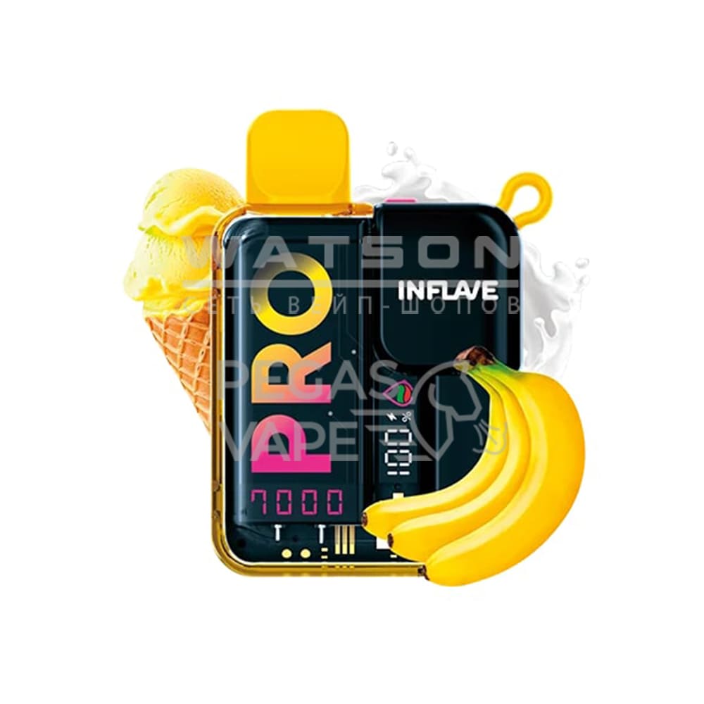 Электронная сигарета INFLAVE PRO 7000 (Банановый сорбет) Электронная сигарета INFLAVE PRO 7000 (Банановый сорбет) - Купить с доставкой в Красногорске