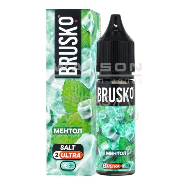 Жидкость Brusko Chubby Salt Strong (Ментол) 35 мл 2% (20 мг/мл) Strong - Купить с доставкой в Красногорске