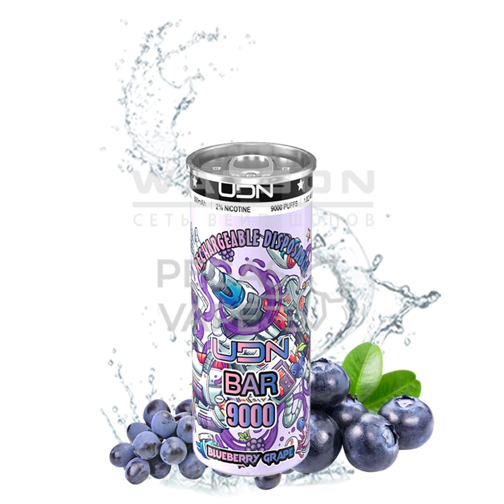 Электронная сигарета UDN BAR 9000 (Черника виноград) - Купить с доставкой в Красногорске
