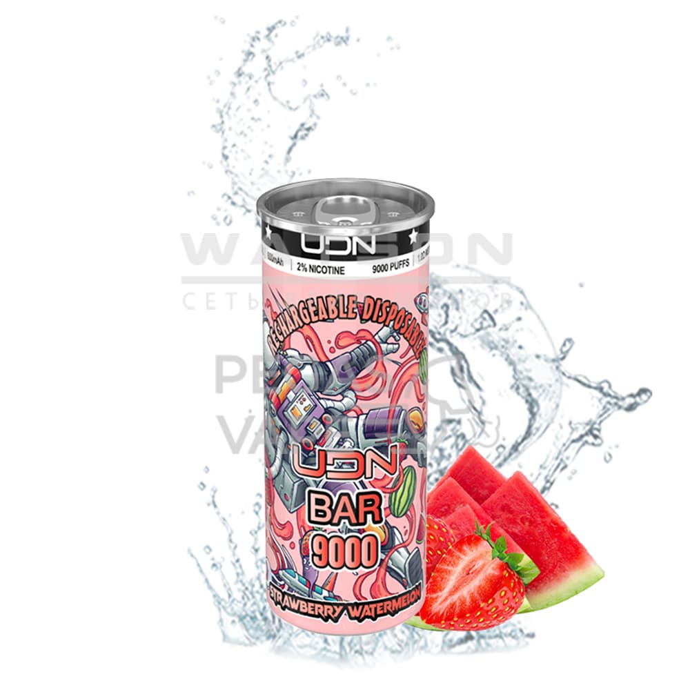 Электронная сигарета UDN BAR 9000 (Клубника арбуз) Электронная сигарета UDN BAR 9000 (Клубника арбуз) - Купить с доставкой в Красногорске