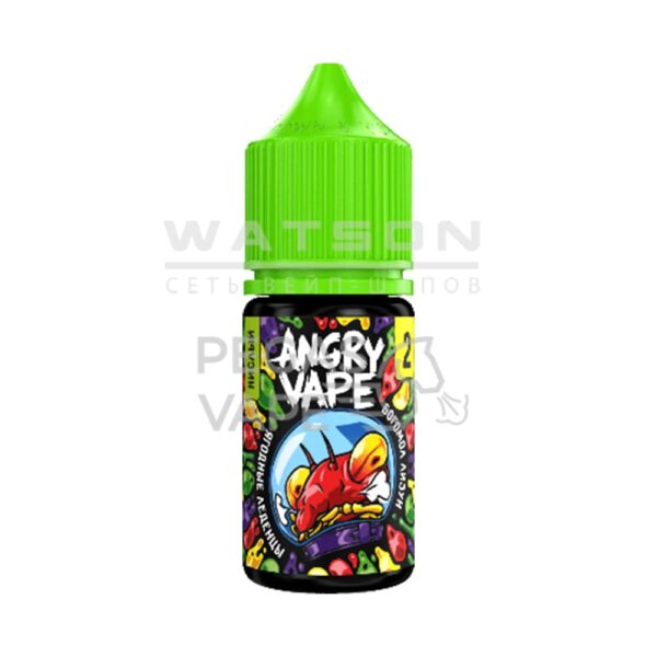 Жидкость Angry Vape Salt Богомол Лизун (Ягодные леденцы) 30 мл 2% (20 мг/мл) - Купить с доставкой в Красногорске
