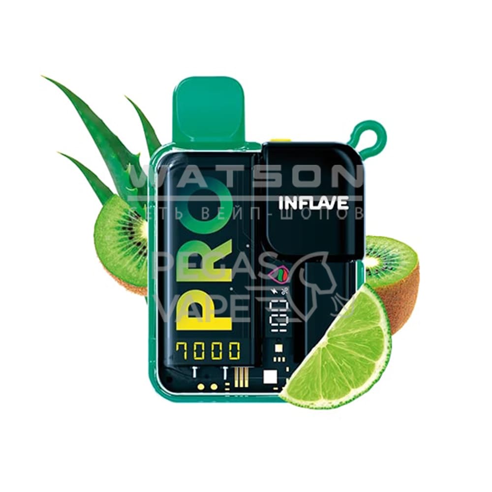 Электронная сигарета INFLAVE PRO 7000 (Киви лайм алое) Электронная сигарета INFLAVE PRO 7000 (Киви лайм алое) - Купить с доставкой в Красногорске