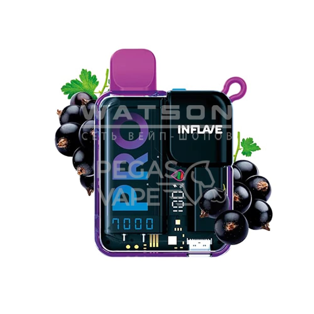 Электронная сигарета INFLAVE PRO 7000 (Морс черная смородина) Электронная сигарета INFLAVE PRO 7000 (Морс черная смородина) - Купить с доставкой в Красногорске