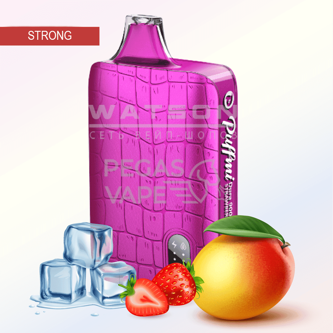 Электронная сигарета PuffMi DURA V2 9000 (Клубника манго лед) - Купить с доставкой в Красногорске