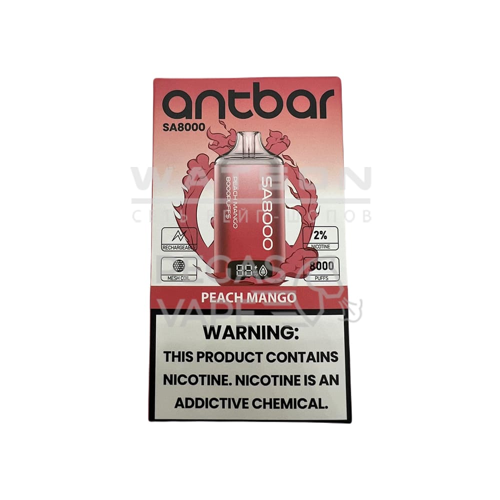 Электронная сигарета SMOANT ANT BAR SA 8000 (Персик манго)|Электронная сигарета SMOANT ANT BAR SA 8000 (Персик манго) Электронная сигарета SMOANT ANT BAR SA 8000 (Персик манго) - Купить с доставкой в Красногорске