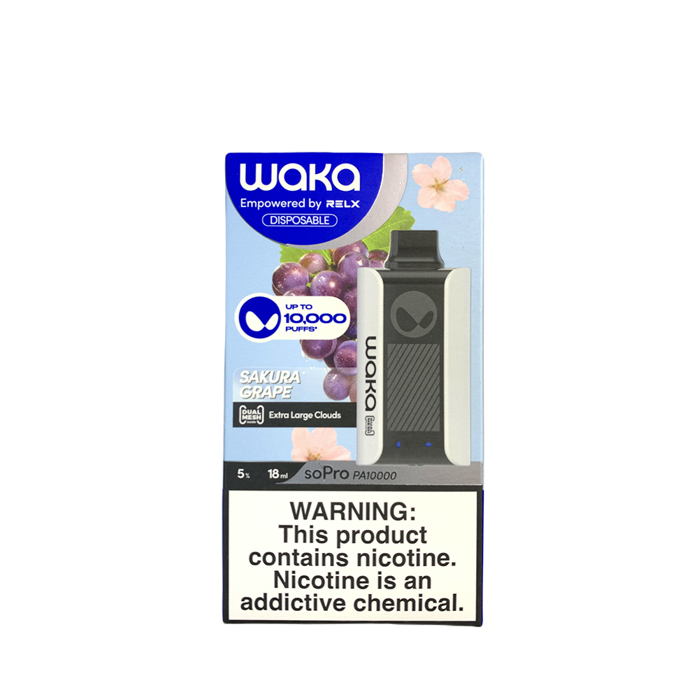 Электронная сигарета Waka PA-10000 Sakura grap (Сакура виноград) Электронная сигарета Waka PA-10000 Sakura grap (Сакура виноград) - Купить с доставкой в Красногорске