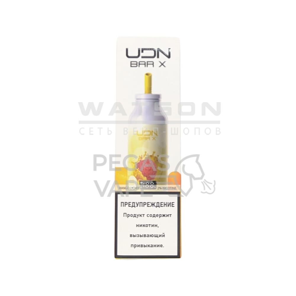 Электронная сигарета UDN BAR X 7000 NEW (Манго личи) Электронная сигарета UDN BAR X 7000 NEW (Манго личи) - Купить с доставкой в Красногорске