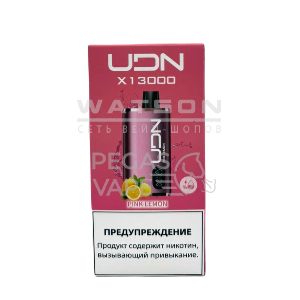 Электронная сигарета UDN BAR X 13000 (Розовый лимонад) Электронная сигарета UDN BAR X 13000 (Розовый лимонад) - Купить с доставкой в Красногорске