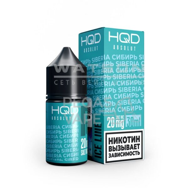 Жидкость HQD ABSOLUT ICE LINE (Холодная Сибирь) 30 мл 2% (20 мг/мл) - Купить с доставкой в Красногорске