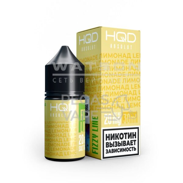 Жидкость HQD ABSOLUT FIZZY LINE (Лимонад) 30 мл 2% (20 мг/мл) - Купить с доставкой в Красногорске
