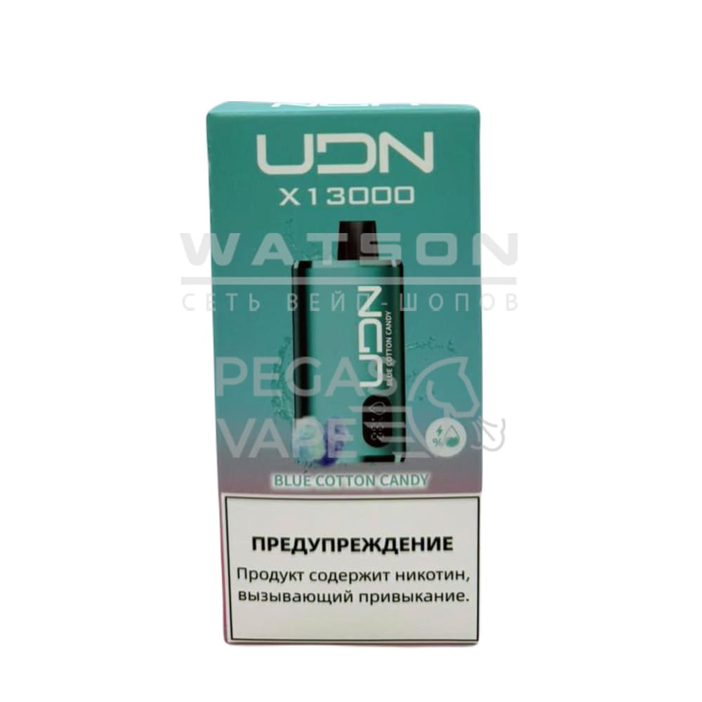 Электронная сигарета UDN BAR X 13000 (Голубая сахарная вата) Электронная сигарета UDN BAR X 13000 (Голубая сахарная вата) - Купить с доставкой в Красногорске