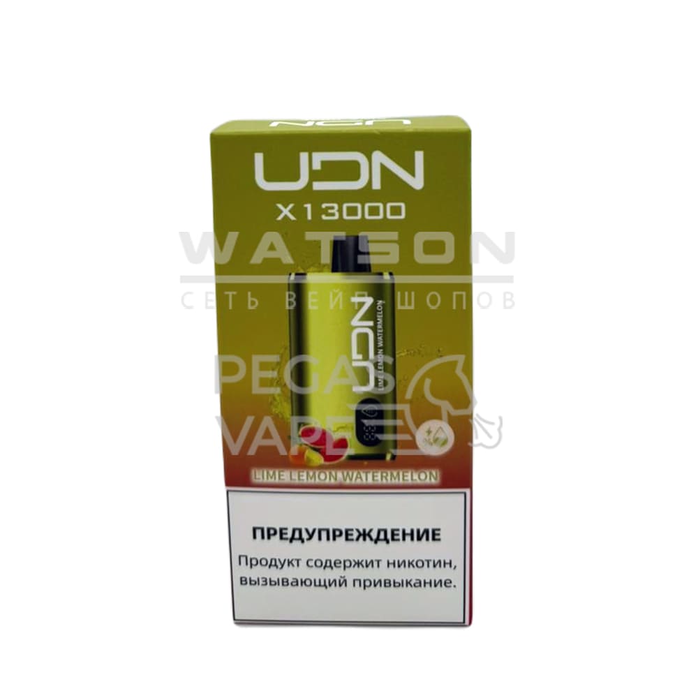 Электронная сигарета UDN BAR X 13000 (Лайм лимон арбуз) Электронная сигарета UDN BAR X 13000 (Лайм лимон арбуз) - Купить с доставкой в Красногорске