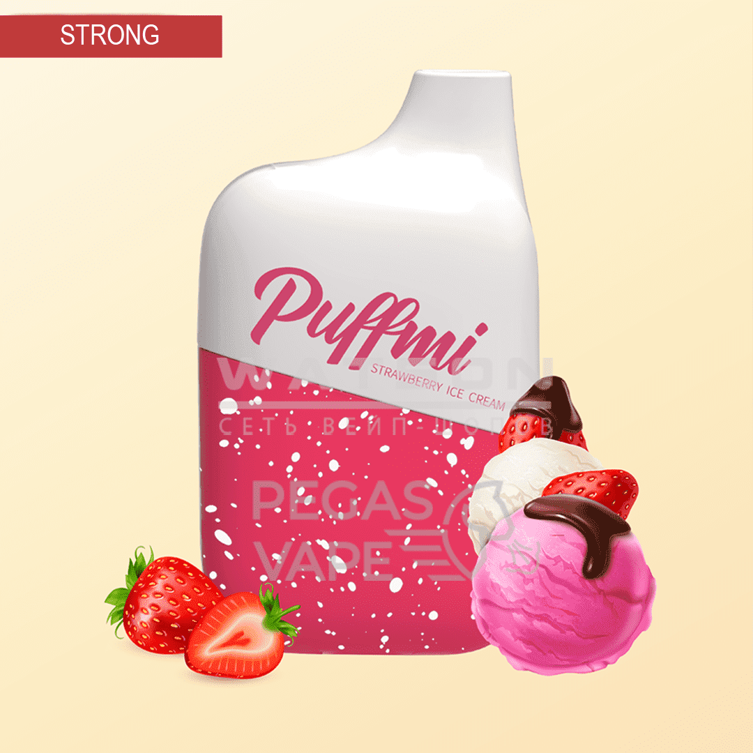 Электронная сигарета PUFF MI V2 4500 (Клубничное мороженое) - Купить с доставкой в Красногорске