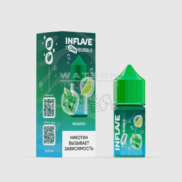 Жидкость INFLAVE BUBBLE (Мохито) 30 мл 2% (20 мг/мл) - Купить с доставкой в Красногорске