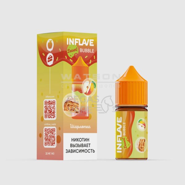 Жидкость INFLAVE BUBBLE (Шарлотка) 30 мл 2% (20 мг/мл) - Купить с доставкой в Красногорске