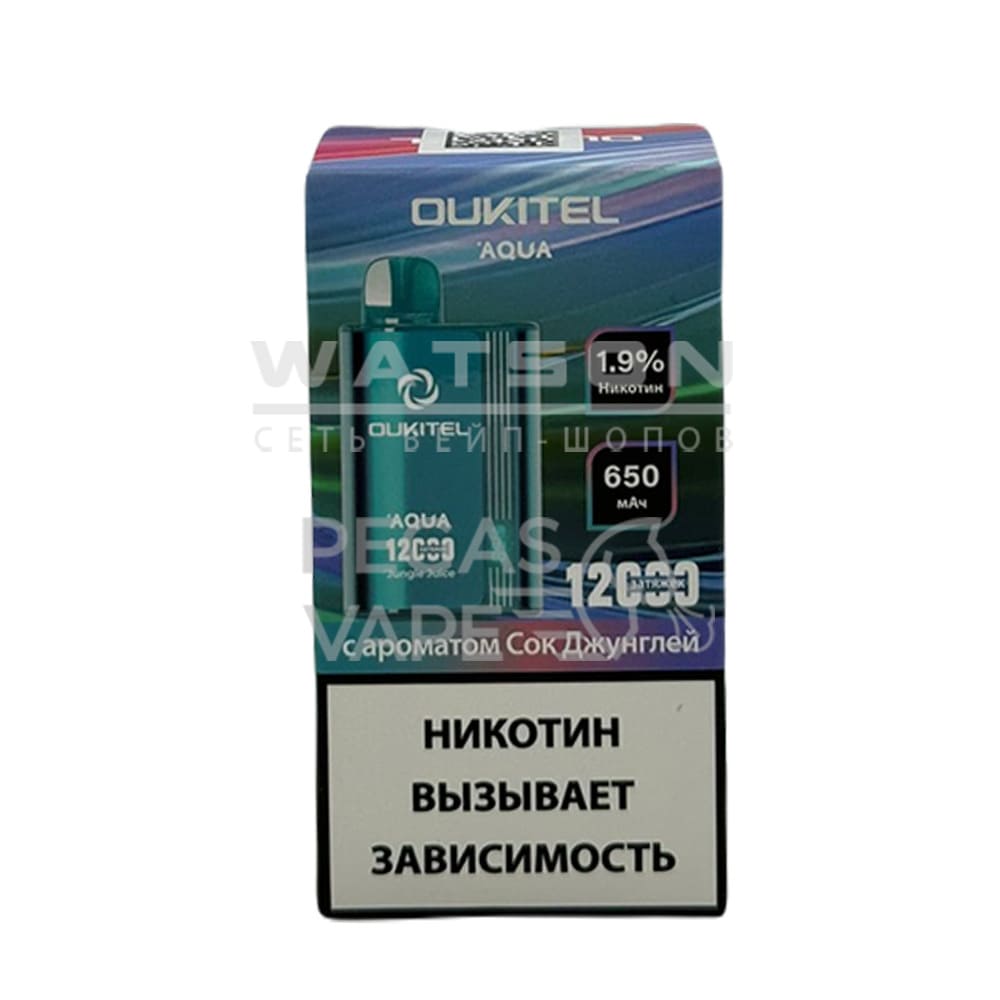Электронная сигарета OUKITEL AQUA 12000 (Сок джунглей) Электронная сигарета OUKITEL AQUA 12000 (Сок джунглей) - Купить с доставкой в Красногорске