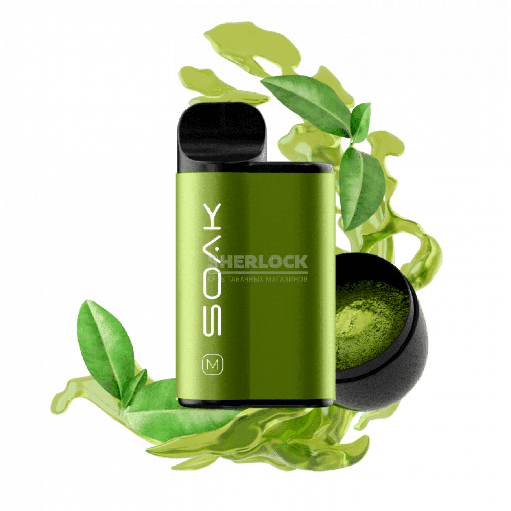 Электронная сигарета SOAK M 6000 (Японская матча) Электронная сигарета SOAK M 6000 (Японская матча) - Купить с доставкой в Красногорске