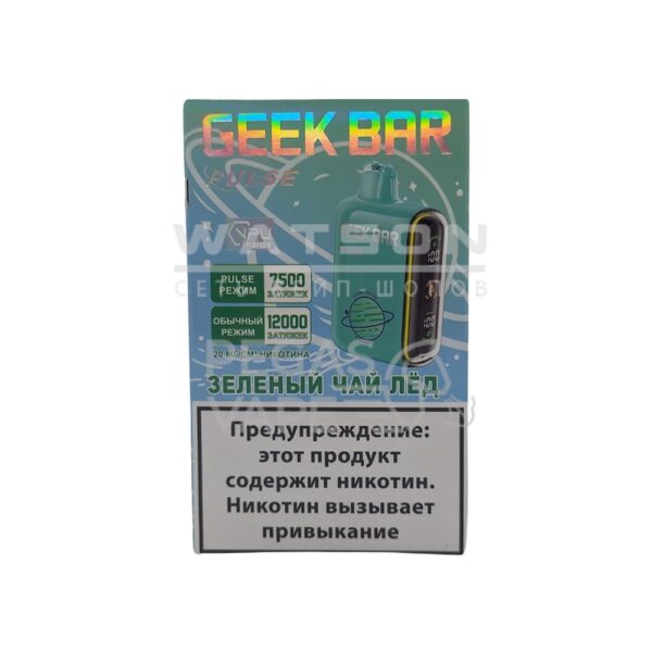 Электронная сигарета Geek Bar Pulse 12000 (Зеленый чай