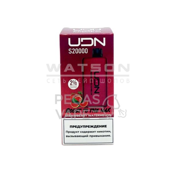 Электронная сигарета UDN S 20000 (Клубника арбуз) - Купить с доставкой в Красногорске