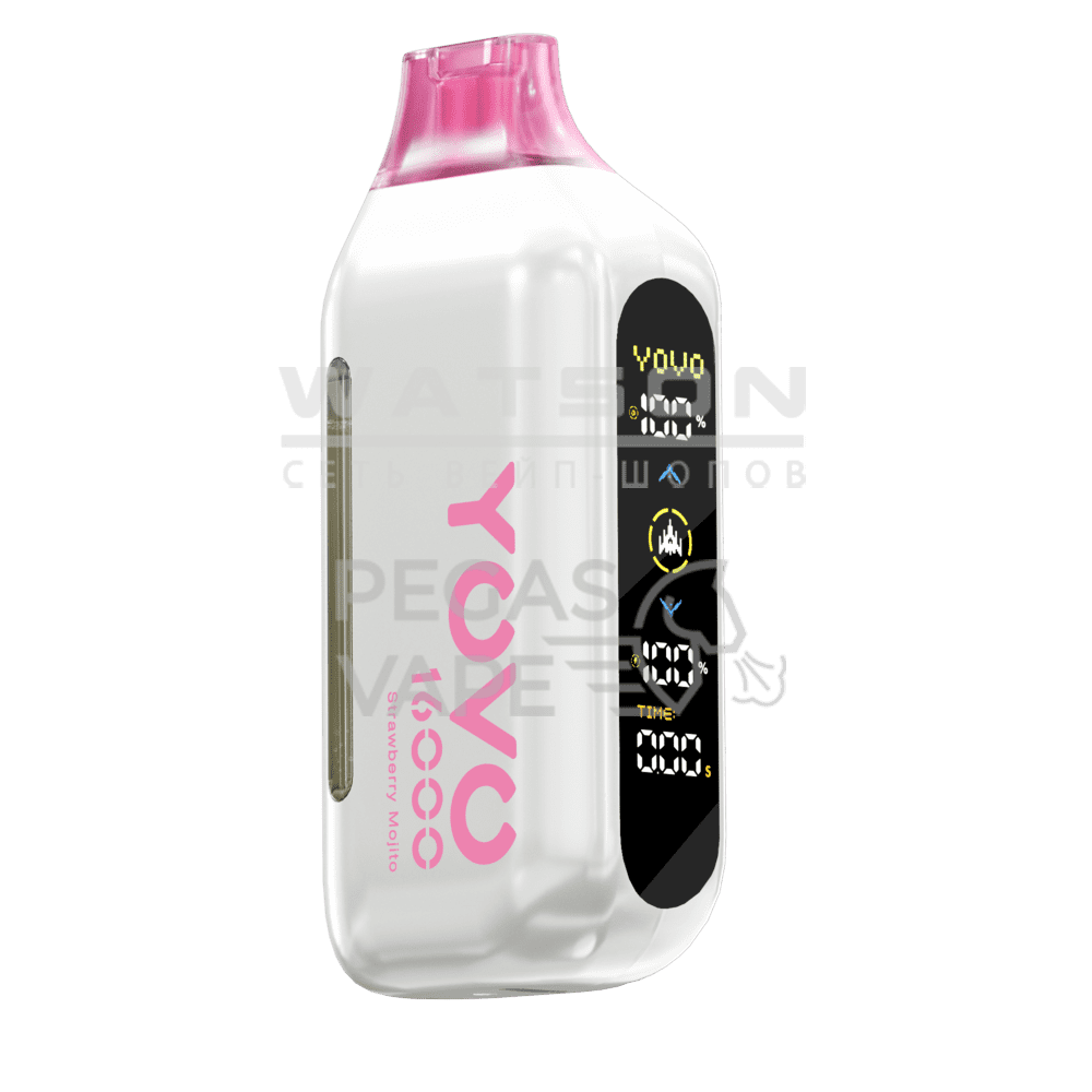 Электронная сигарета YOVO 16000 (Клубничное Мохито) Электронная сигарета YOVO 16000 (Клубничное Мохито) - Купить с доставкой в Красногорске