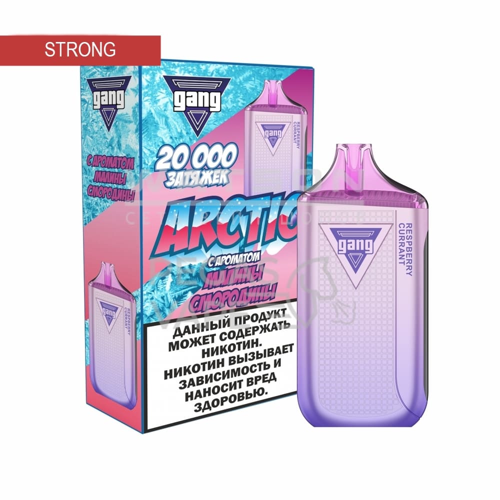 Электронная сигарета GANG ARCTIC 20000 (Малина смородина) Электронная сигарета GANG ARCTIC 20000 (Малина смородина) - Купить с доставкой в Красногорске