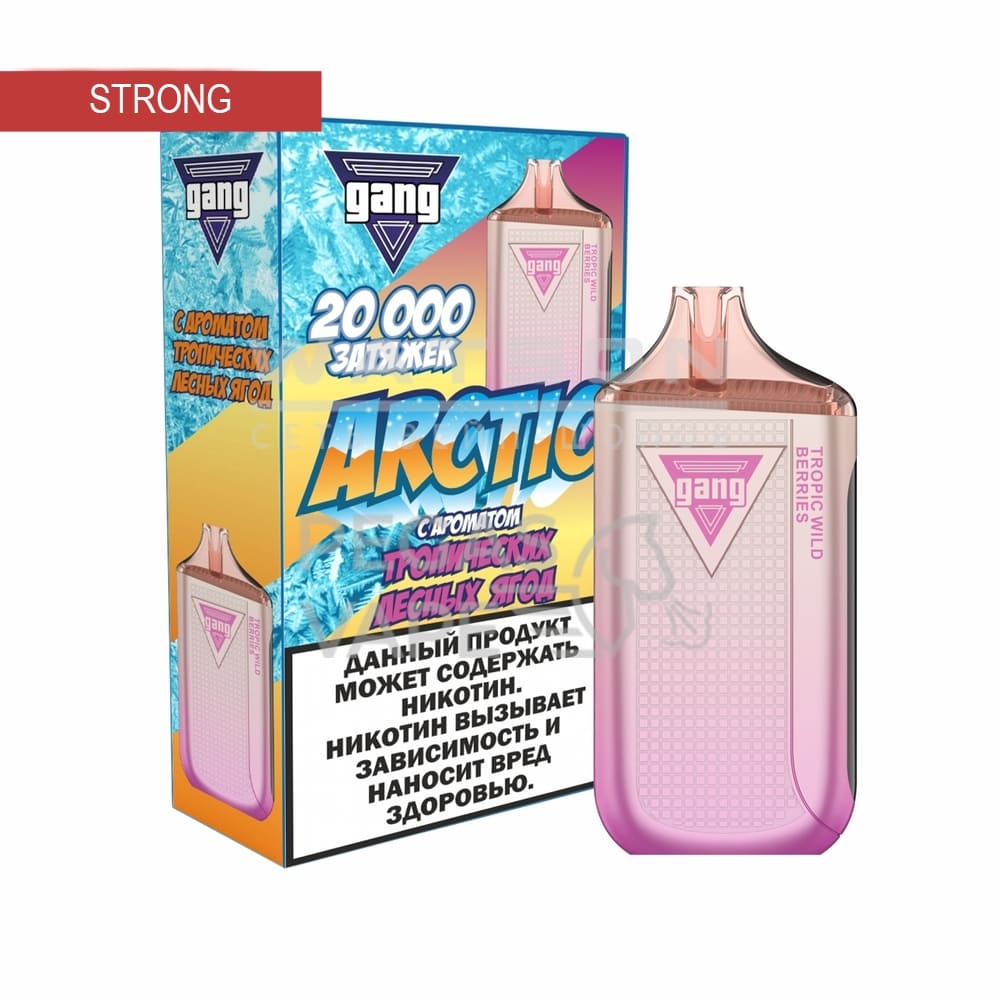 Электронная сигарета GANG ARCTIC 20000 (Тропические лесные ягоды) Электронная сигарета GANG ARCTIC 20000 (Тропические лесные ягоды) - Купить с доставкой в Красногорске