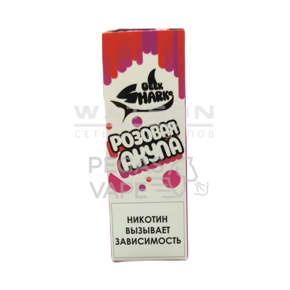 Жидкость Geek Sharks PREMIUM (Розовая акула) 30 мл 2% (20 мг/мл) - Купить с доставкой в Красногорске