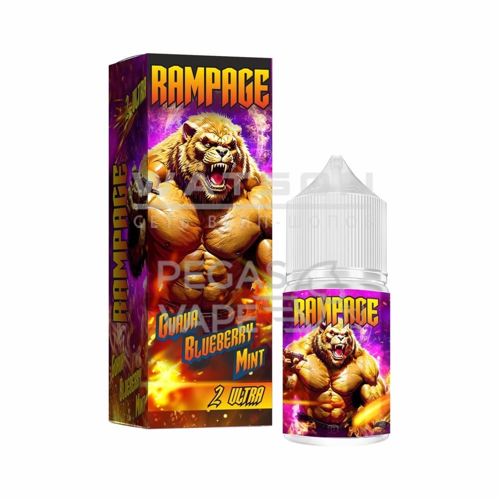 Жидкость RAMPAGE Ultra 2 Guava Blueberry Mint (Гуава Черника Мята) 30 мл 2% (20 мг/мл) Strong Жидкость RAMPAGE Ultra 2 Guava Blueberry Mint (Гуава Черника Мята) 30 мл 2% (20 мг/мл) Strong - Купить с доставкой в Красногорске