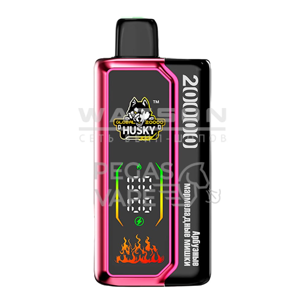 Электронная сигарета HUSKY GLOBAL 20000 (Арбузные мармеладные мишки) Электронная сигарета HUSKY GLOBAL 20000 (Арбузные мармеладные мишки) - Купить с доставкой в Красногорске