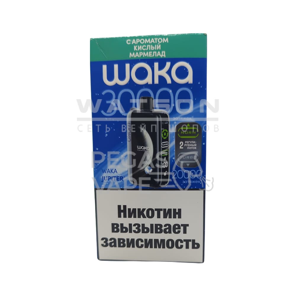 Электронная сигарета WAKA JUPITER 30000 (Кислый мармелад) Электронная сигарета WAKA JUPITER 30000 (Кислый мармелад) - Купить с доставкой в Красногорске