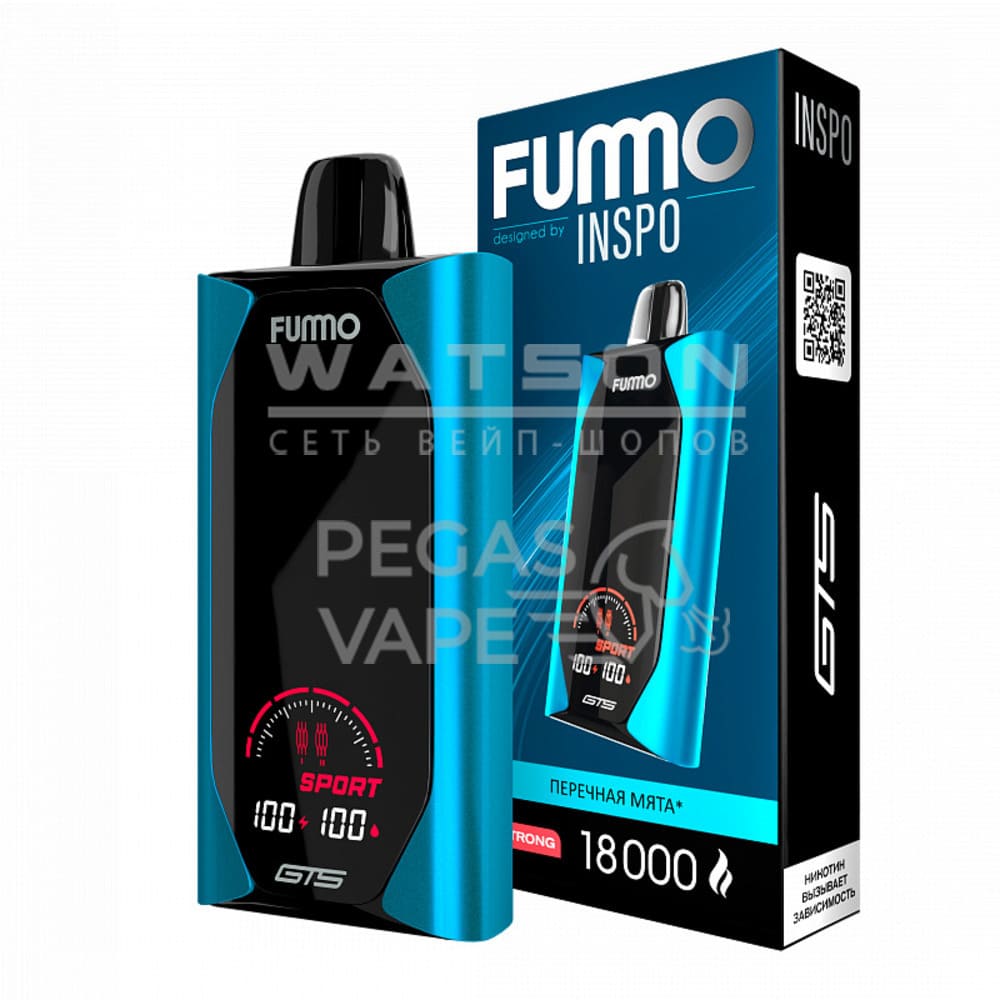 Электронная сигарета Fummo GTS 18000 (Перечная мята) Электронная сигарета Fummo GTS 18000 (Перечная мята) - Купить с доставкой в Красногорске