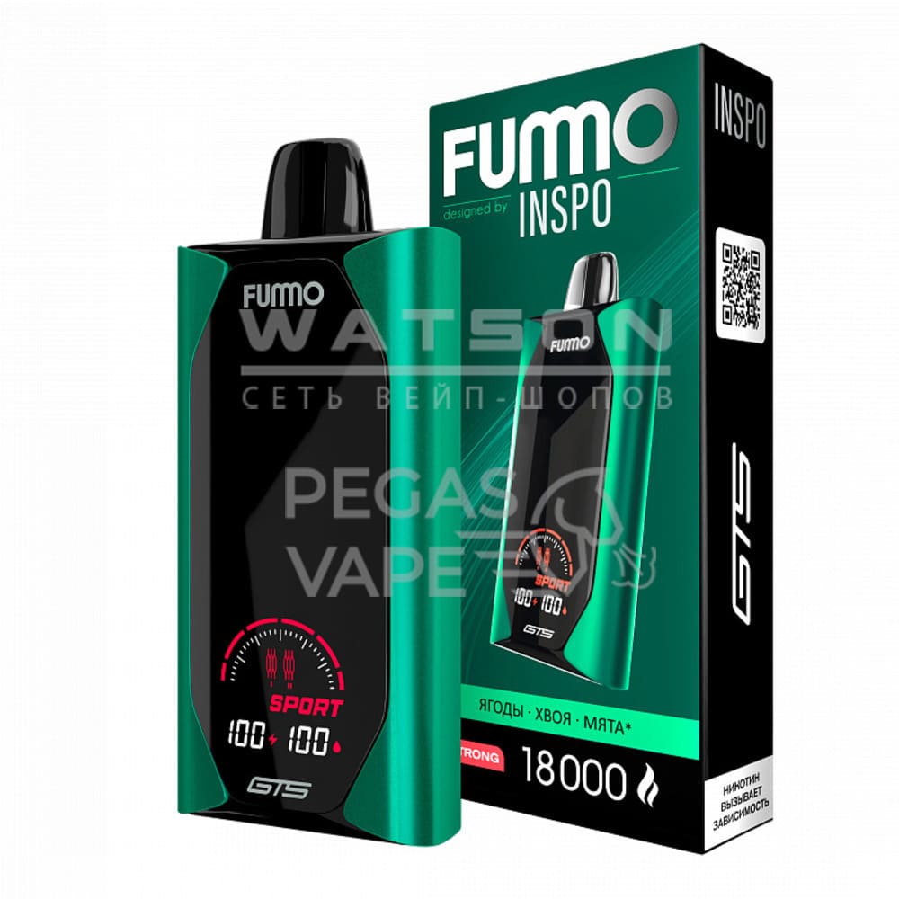 Электронная сигарета Fummo GTS 18000 (Ягоды хвоя мята) Электронная сигарета Fummo GTS 18000 (Ягоды хвоя мята) - Купить с доставкой в Красногорске
